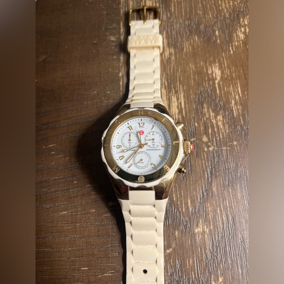 Michele Gold Watch Silicone Band - Picture 4 of 6